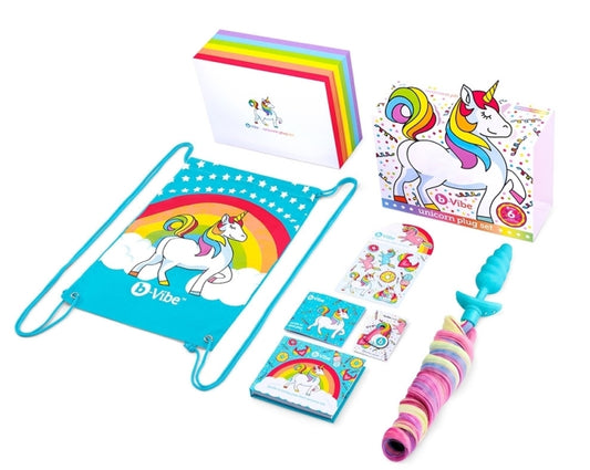 b-Vibe Unicorn Plug Set Limited Edition - - Luxury Sex Toys