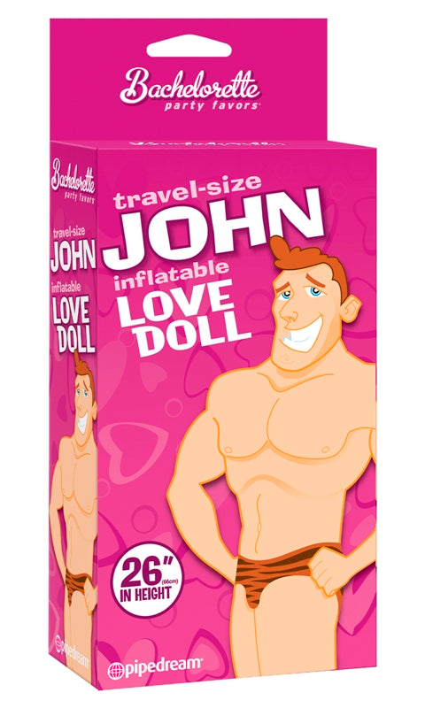 Bachelorette Travel-size John Inflatable Love Doll - - Love Dolls