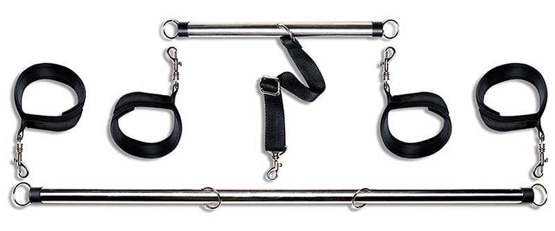 Fetish Fantasy Spread Em Bar and Cuff Set - - Spreaders and Hangers