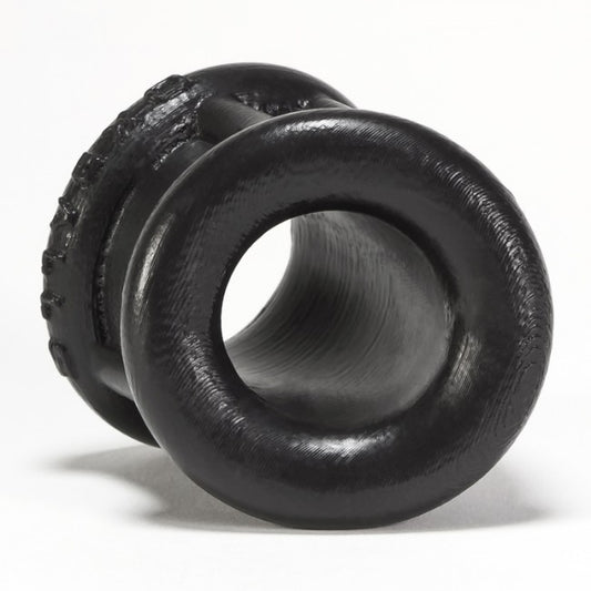 Oxballs Bent-2 Curved Ball Stretcher Black - - Cock Rings