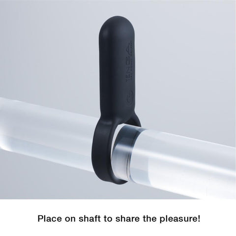 Tenga Smart Mens Pleasure Vibrating Cock Ring with Upright Clitoral Nub - Vibrating Cock Rings