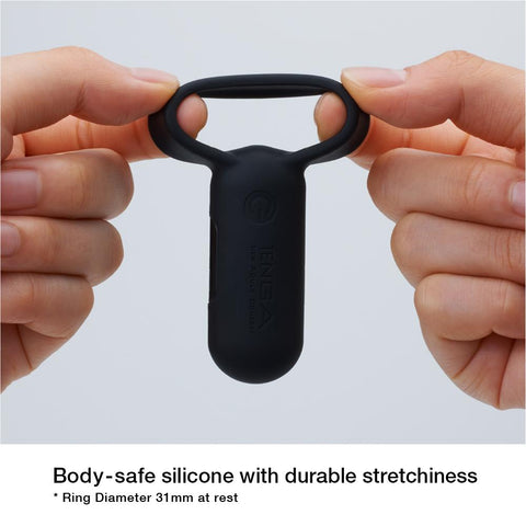 Tenga Smart Mens Pleasure Vibrating Cock Ring with Upright Clitoral Nub - Vibrating Cock Rings