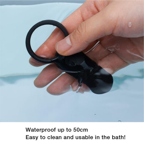 Tenga Svr Waterproof Vibrating Penis Ring with Upright Clitoral Stimulator - Vibrating Cock Rings