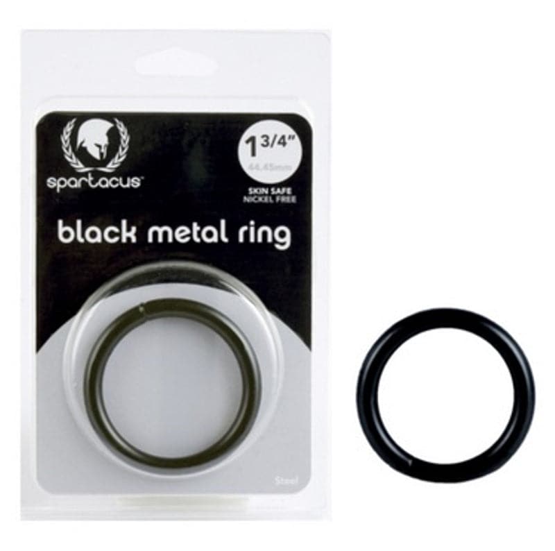 Black Steel C Ring - - Cock Rings