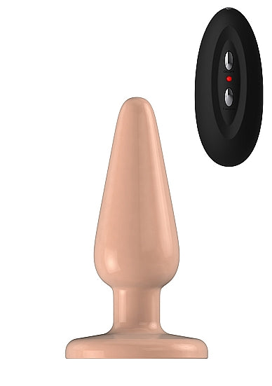 Bottom Line Vibrating Butt Plug Model 1 Flesh