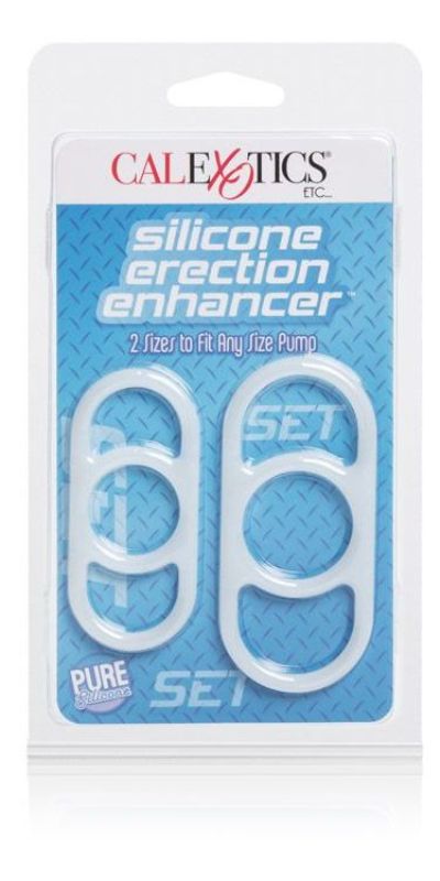 Silicone Erection Enhancer Set - - Pumps, Extenders And Sleeves