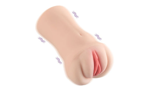 Xise Brenna Dual Density Vibrating Realistic Masturbator - Masturbators and Strokers