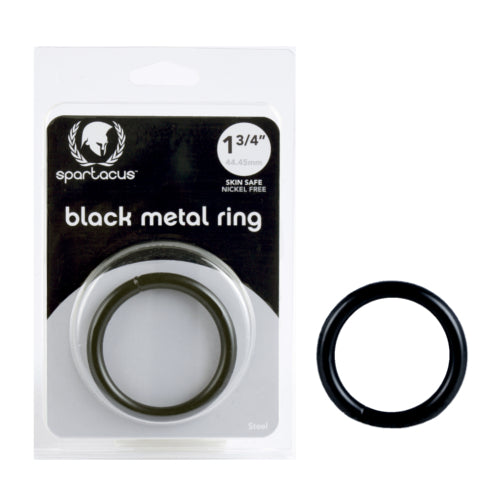 Black Steel C Ring - - Cock Rings