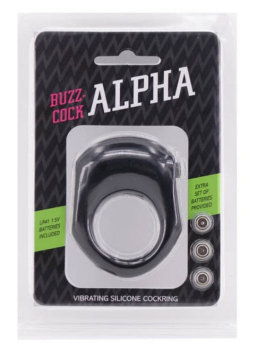 Buzz-Cock Alpha Vibrating Silicone Cock Ring