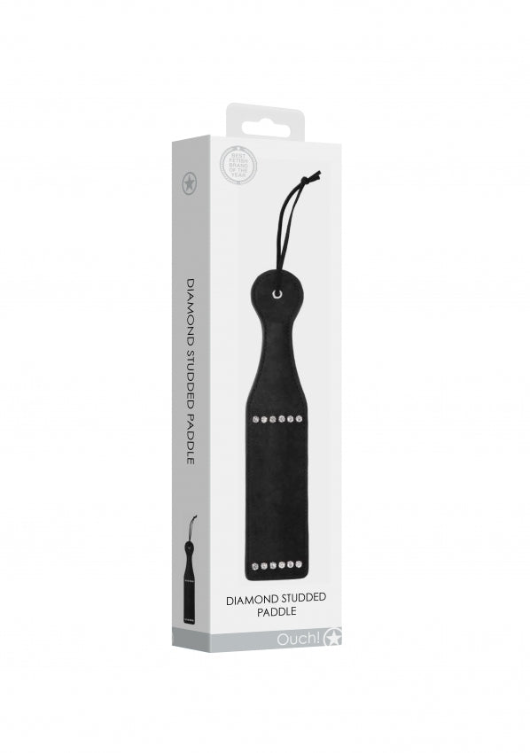 Shots Toys BDSM Play Diamond Studded Paddle - Paddles And Slappers