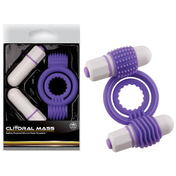 Clitoral Mass Dual Vibrating Cock Rings - - Vibrating Cock Rings