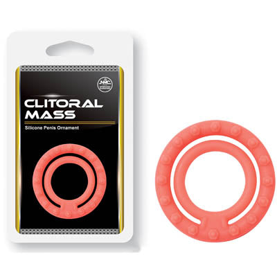 Clitoral Mass Silicone Penis Ornament - - Cock Rings