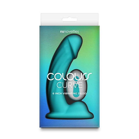 NS Novelties 6 Inches Remote Controlled Vibrating Dildo with Curved Shaft - Vibrating Dildos