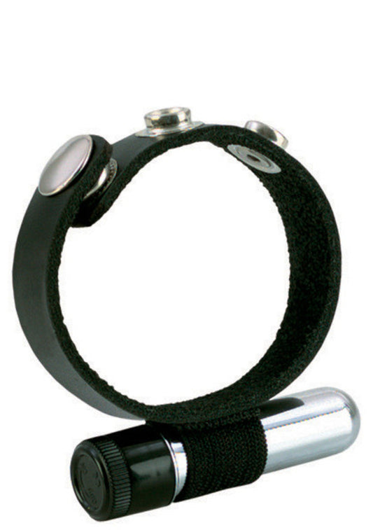 Colt Leather Vibrating Cock Ring - - Vibrating Cock Rings