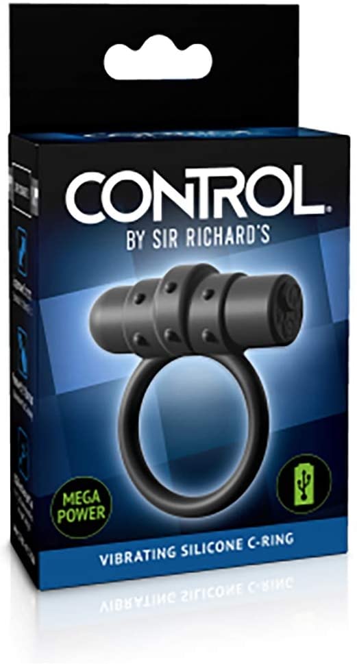 Control Vibrating Silicone C-Ring - - Vibrating Cock Rings