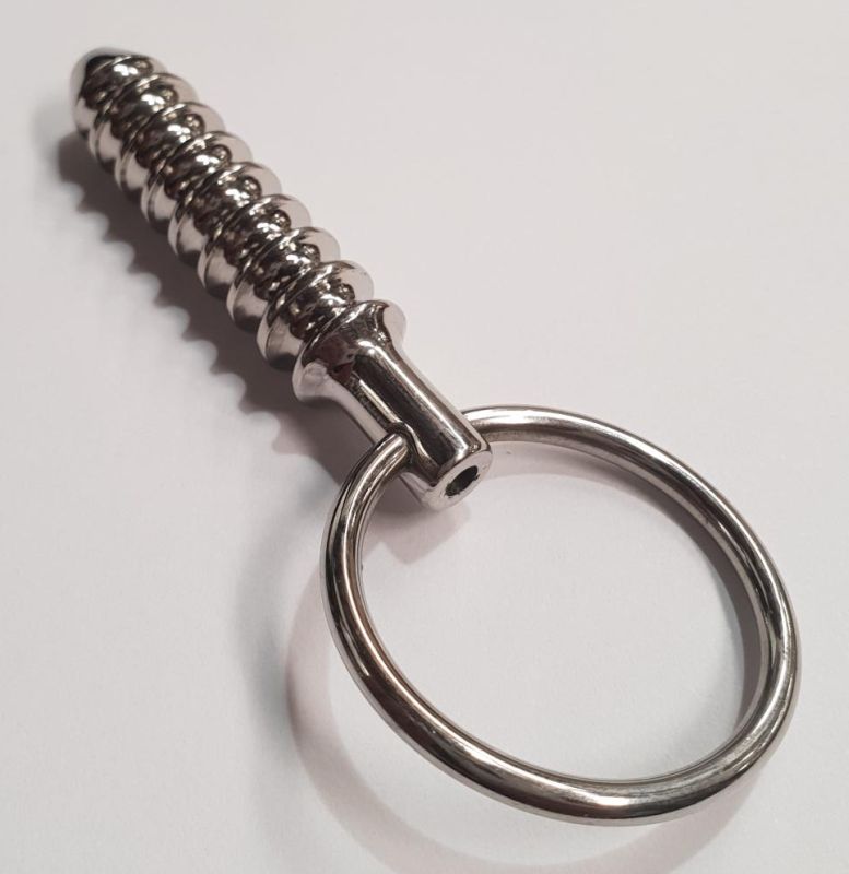 Cork Screw Cum Thru Penis Plug - - Penis Plugs