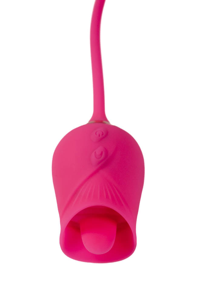 Cousins Group Pink Pussycat Licking Rose Clitoral Vibe - Clit Ticklers and Pulsators