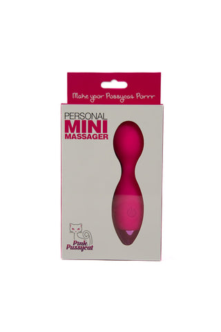 Cousins Group Pink Pussycat Personal Mini Wand Massager - Body Wands