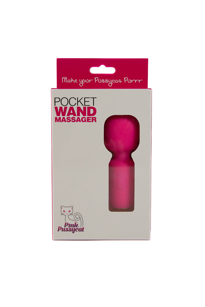 Cousins Group Pink Pussycat Pocket Body Wand Massager - Body Wands