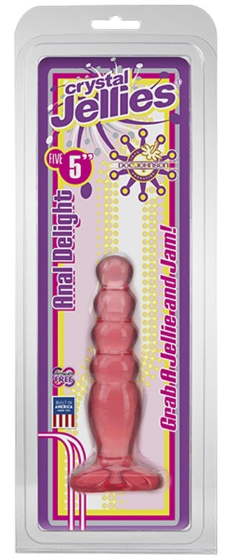 Crystal Jellies 5 inch Anal Delight Pink