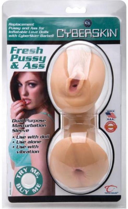Cyberskin Fresh Pussy and Ass Light