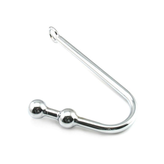 Double Ball Steel Anal Hook - - Spreaders and Hangers