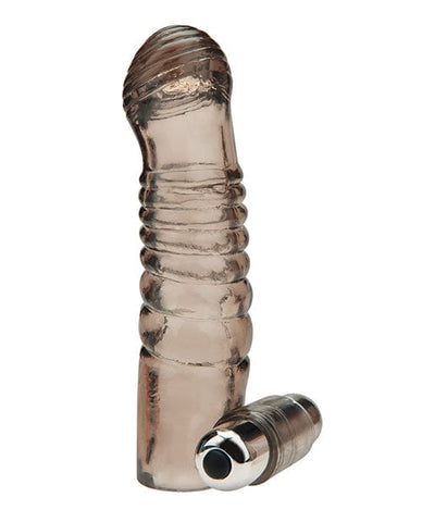 Blue Line 5.25 Inch Vibrating Male Penis Enhancing Sleeve