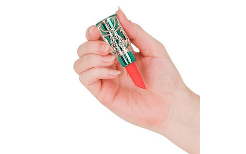 BMS Factory Emerald Kiss 4 In 1 Lipstick Vibrator - Bullet Vibrators