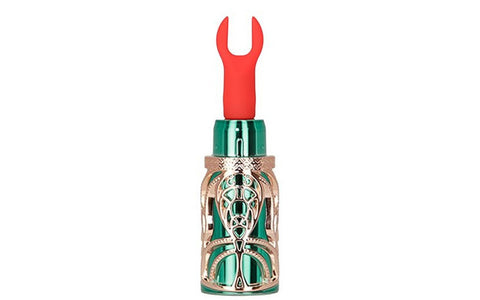 BMS Factory Emerald Kiss 4 In 1 Lipstick Vibrator - Bullet Vibrators