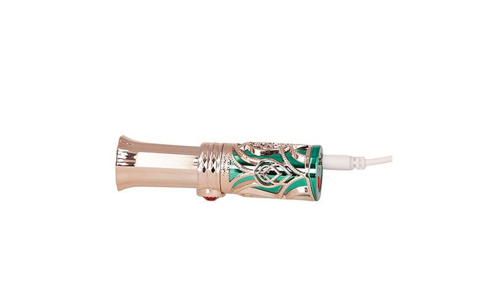 BMS Factory Emerald Kiss 4 In 1 Lipstick Vibrator - Bullet Vibrators