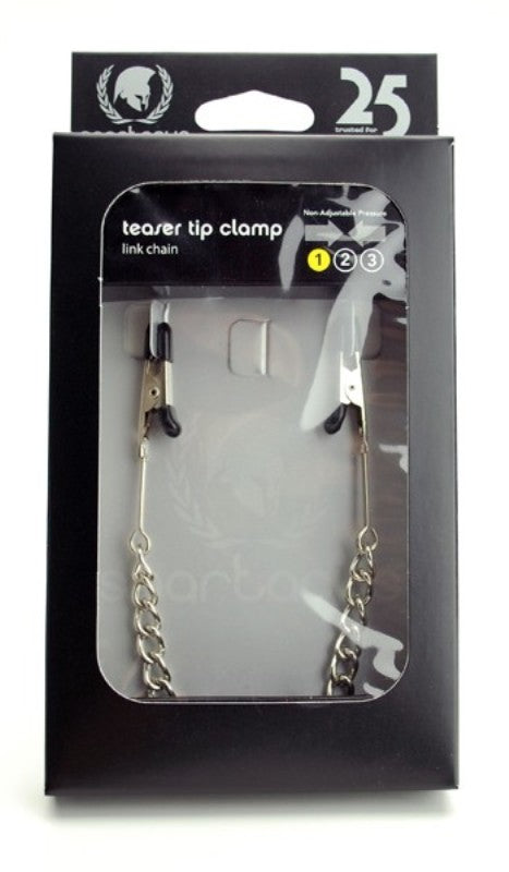 Endurance Teaser Tip Clamps - Link Chain - - Nipple and Clit Clamps