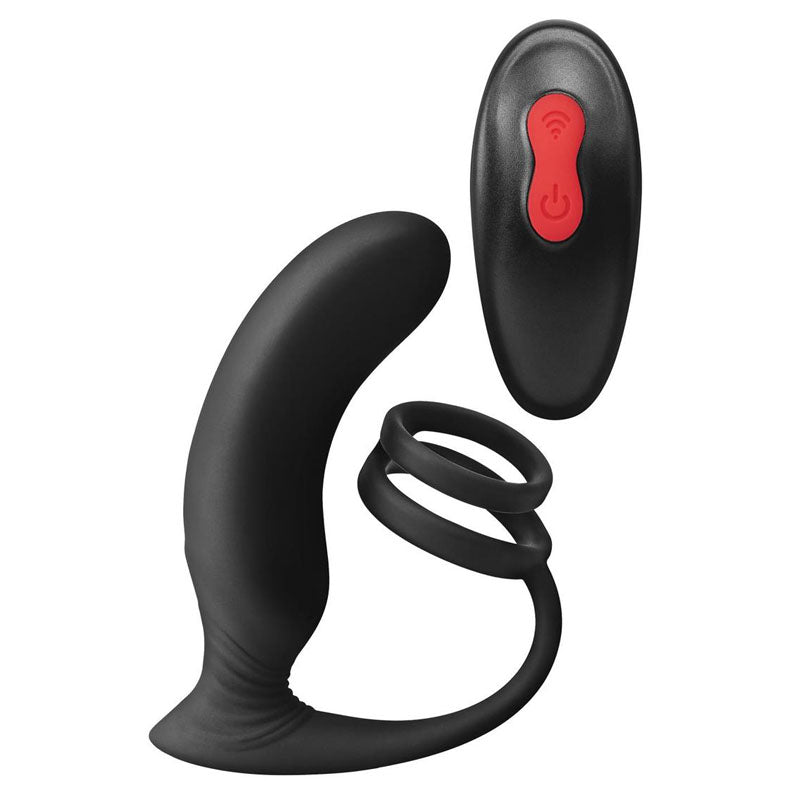 ENVY Thumbs Up P-Spot Vibrator & Dual Stamina Ring - - Prostate Toys