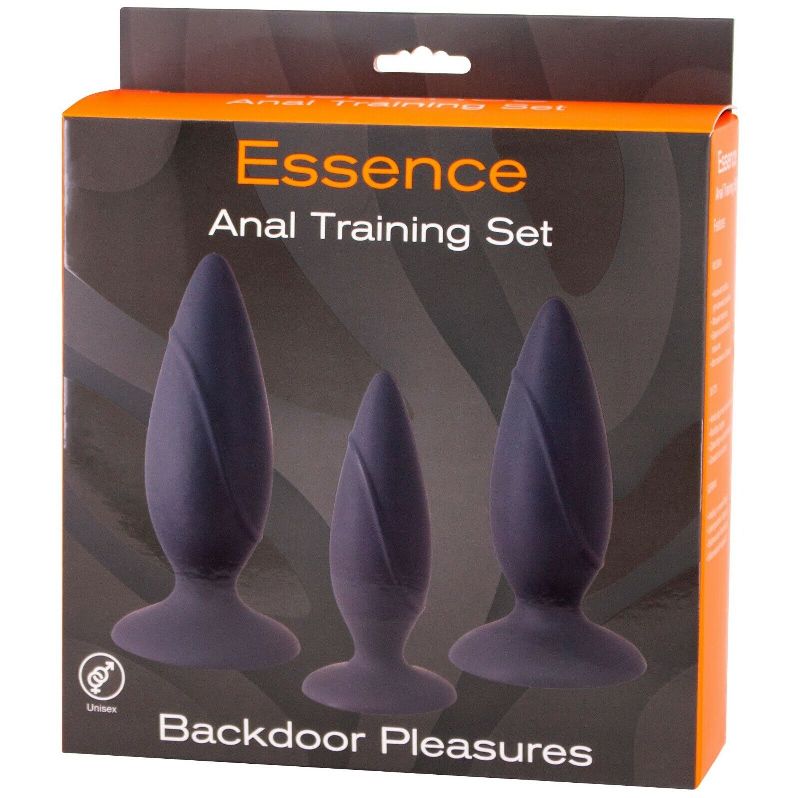 Essence Anal Training Set Black - - Butt Plugs