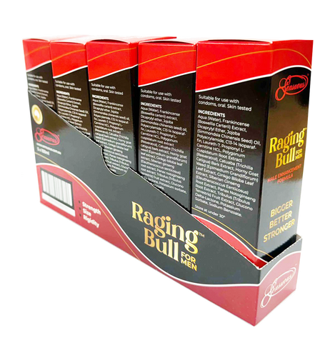 Sensuous Raging Bull Male Penis Enhancement Cream 100ml - Delay and Excite Sprays