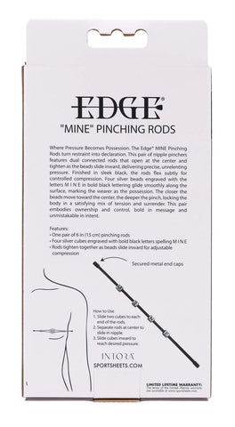 Sportsheets EDGE MINE Pinching Rods Nipple Restraint