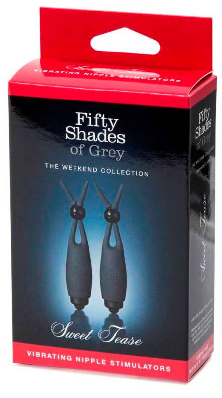 Fifty Shades of Grey Sweet Tease Vibrating Nipple Stimulators - - Nipple and Clit Clamps