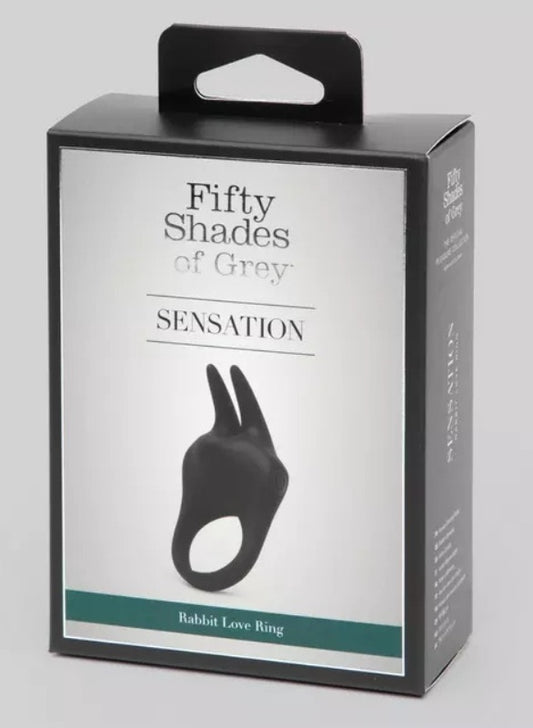 Fifty Shades of Grey Rechargeable Vibrating Rabbit Love Ring