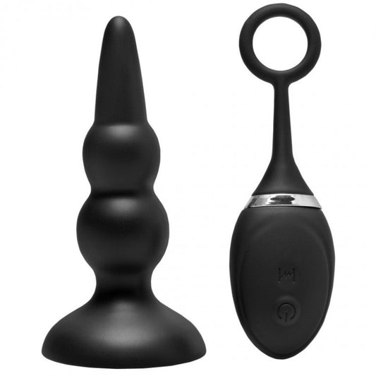 Force 12X Remote Control Silicone Anal Plug - - Sex Kits