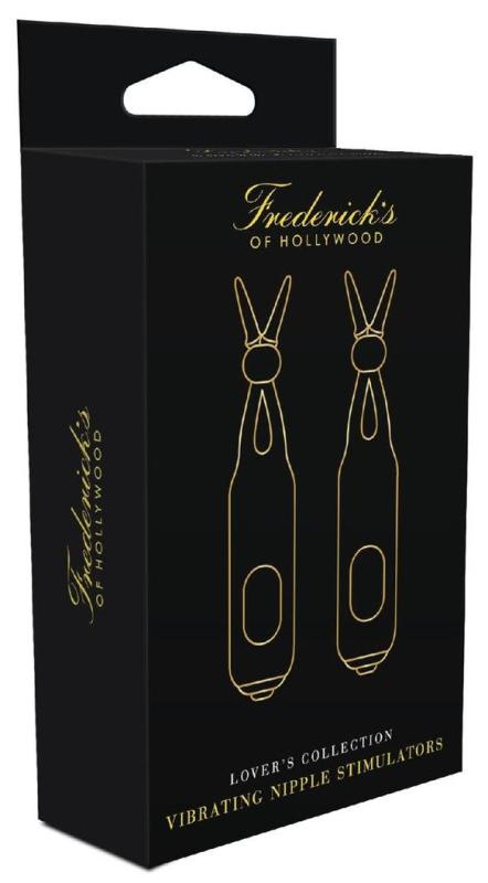 Fredericks of Hollywood Lovers Collection Vibrating Nipple Stim - - Nipple and Clit Clamps
