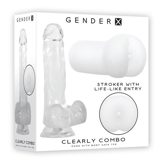 Gender X CLEARLY COMBO 2 Pc Kit - - Sex Kits