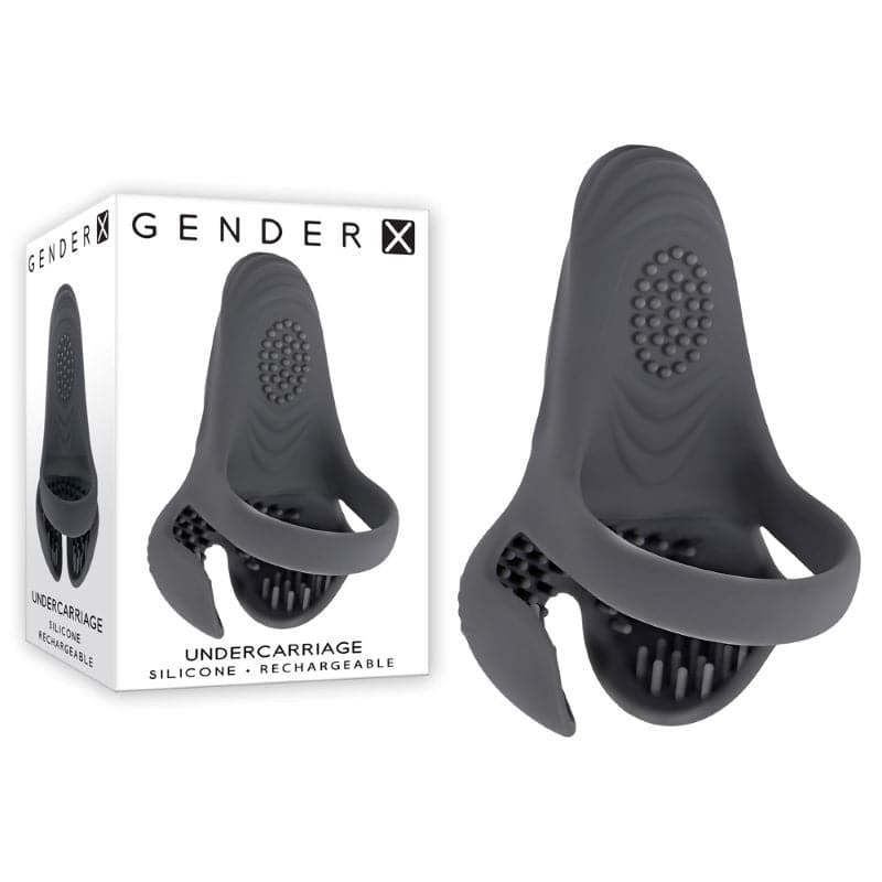 Gender X UNDERCARRIAGE - Grey - - Vibrating Cock Rings