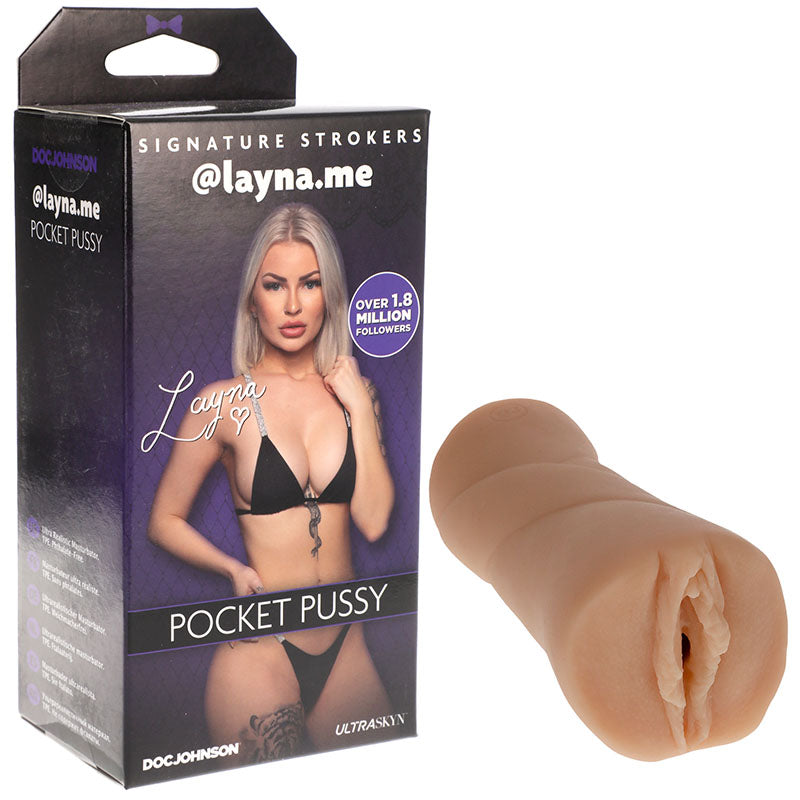 GIRLS OF SM @layna.me UltraSkyn Pocket Pussy - - Masturbators and Strokers