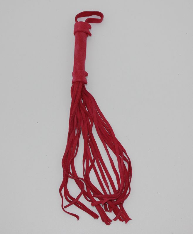 Hells Couture Bondage Flogger Suede - - Whips And Crops