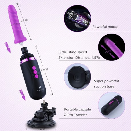 Hismith Capsule Rechargeable Portable Sex Machine