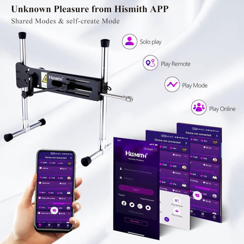 Hismith Premium 4.0 App Control Mains Powered Sex Machine