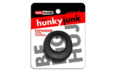 Hunkyjunk Expander Slim Scoop Silicone Cock Ring - Stretchy Cock Rings