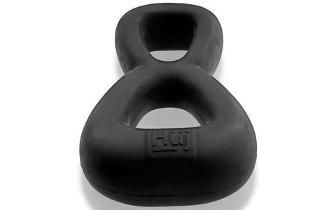 Hunkyjunk Boomerang Double Cockring Ball Stretcher - Ball Stretchers and Crushers