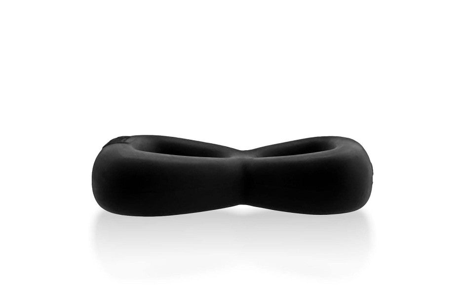 Hunkyjunk Boomerang Double Cockring Ball Stretcher - Ball Stretchers and Crushers
