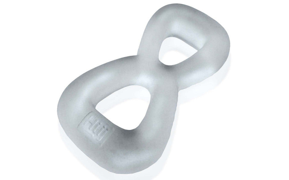 Hunkyjunk Boomerang Double Cockring Ball Stretcher - Ball Stretchers and Crushers