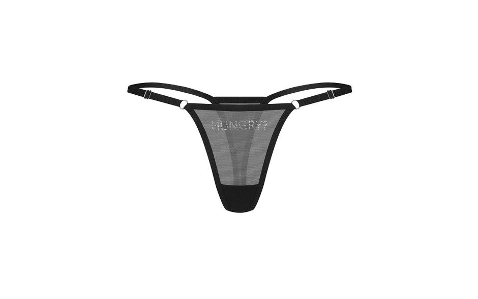 Obsessive Lingerie Hungry Printed Womens Thong - G-Strings, Panties and Shorts